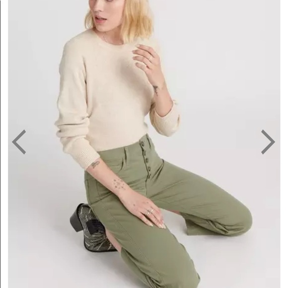 Lucky Brand Mid Rise Crop Wide Leg Jean - Picture 3 of 7